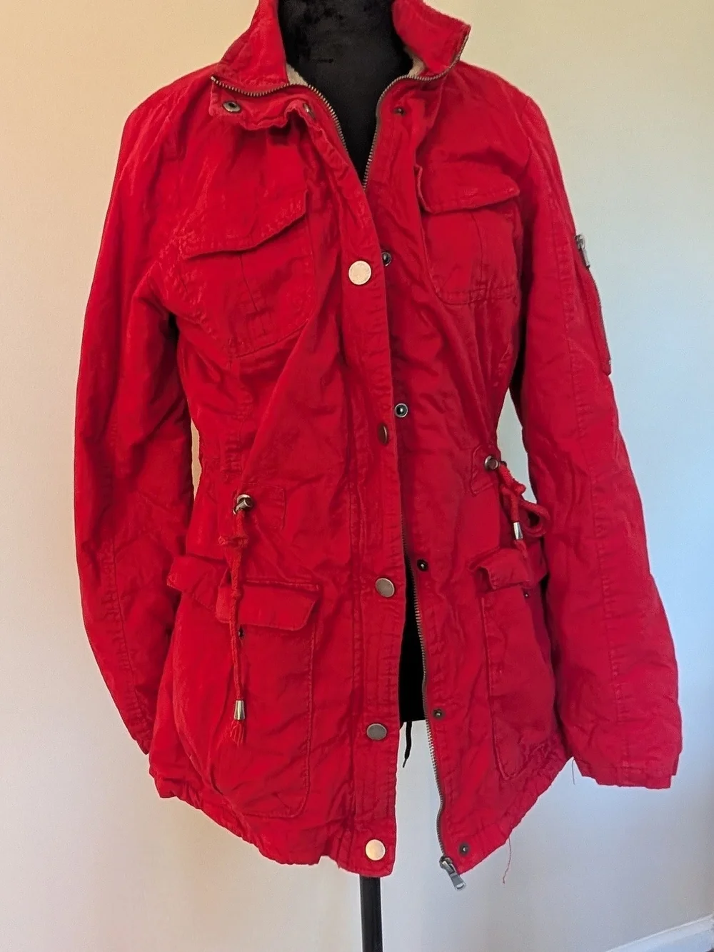 YMI COLLECTION Red Women's Utility Jacket